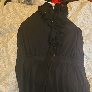 Elle Black Knit Top with Branded Red Tag